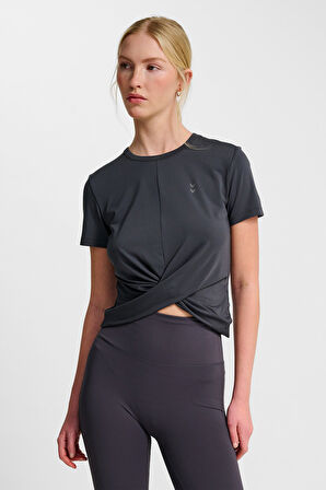 Hummel YOGA WRAP W KISA KOLLU TİŞÖRT