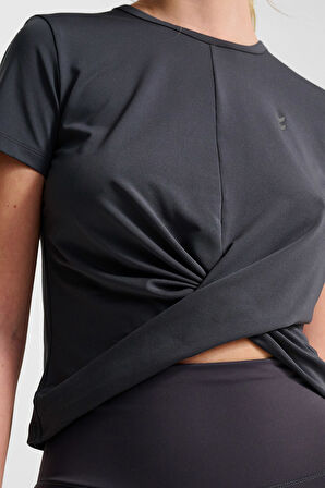 Hummel YOGA WRAP W KISA KOLLU TİŞÖRT