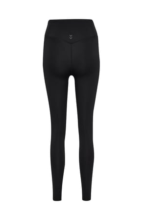 Hummel Slim Fit Yüksek Bel Tayt Kadın TAYT 230453-2001 SİYAH