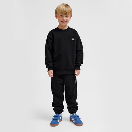 Hummel Loose Çocuk Siyah Sweatshirt