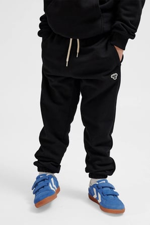 Hummel Pamuklu Loose Fit Logolu Elastik Paça Eşofman Altı Unisex Çocuk EŞOFMAN ALTI 232951-2001 SİYAH