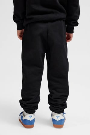 Hummel Pamuklu Loose Fit Logolu Elastik Paça Eşofman Altı Unisex Çocuk EŞOFMAN ALTI 232951-2001 SİYAH