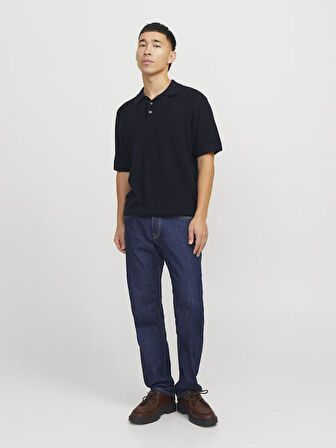 Jack Jones Cooper Knıt Triko Polo Yaka Erkek Tişört 12271483