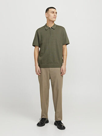 Jack Jones Blamılano Sprıng Knıt Regular Fit Triko Polo Yaka Erkek Tişört