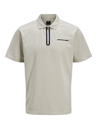 Jack Jones Fusıon Pıque Fermuarlı Polo Yaka Erkek Tişört 12273127