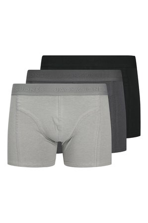 Jack & Jones Erkek Jacordınary 3'lü Boxer 12275575 Siyah-K.Gri