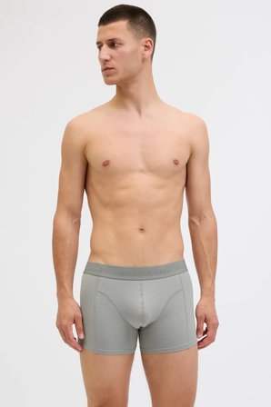 Jack & Jones Erkek Jacordınary 3'lü Boxer 12275575 Siyah-K.Gri