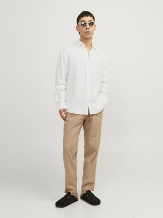 Jack Jones Blalawrence Relax Fit Keten Erkek Gömlek 12273907
