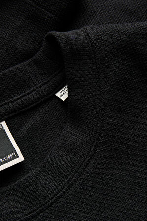 Jack & Jones Erkek Jcotarmac Relaxed Fit Bisiklet Yaka Kısa Kollu T-Shirt 12273217 Siyah