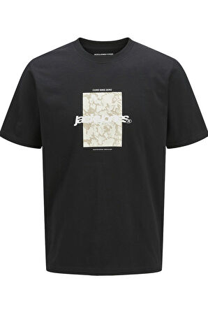 JCOTARMAC CAMO FRONT TEE SS CREW NECK LN SİYAH