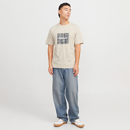 Jack Jones Tişört Tarmac Camo Front Crew Neck