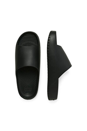 Jack & Jones Erkek Jfwrıpple Moulded Slider Siyah Terlik - 12274637