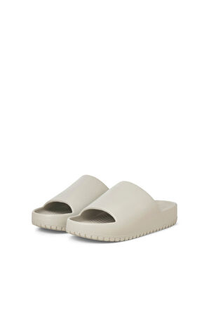 Jack & Jones Erkek Jfwrıpple Moulded Slider Bej Terlik - 12274637