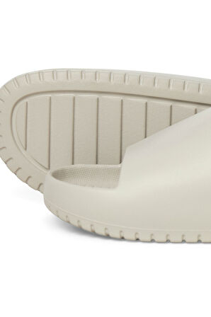 Jack & Jones Erkek Jfwrıpple Moulded Slider Bej Terlik - 12274637
