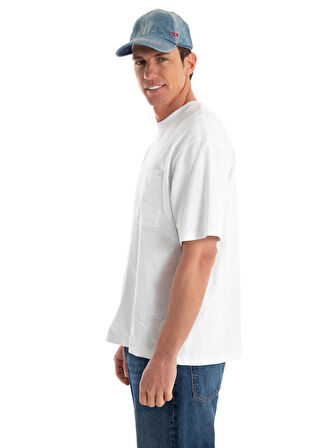 JCOCONCRETE POCKET TEE SS CREW NECK Beyaz