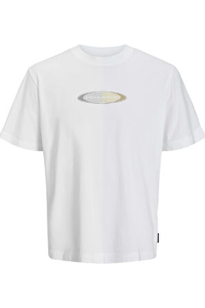 JCOPACER BRANDING PRINT TEE SS CREW NECK P.BEYAZ
