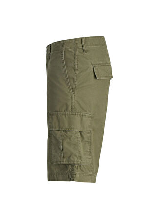 Jack & Jones Yeşil Erkek Kargo Şort 12274389_JPSTCOLE MATEO CARGO SHORT