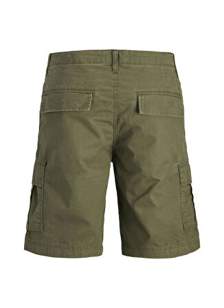 Jack & Jones Yeşil Erkek Kargo Şort 12274389_JPSTCOLE MATEO CARGO SHORT