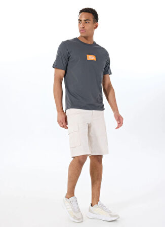 Jack & Jones Bej Erkek Kargo Şort JPSTCOLE MATEO CARGO SHORT MID SN
