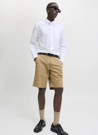 Jack & Jones Kahve Chino Şort 12273005 JPSTKARL BARRETCHINO SHORT