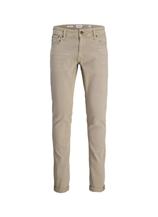 Jack & Jones Normal Bel Dar Bej Erkek Chino Pantolon JPSTGLENN ETHAN ICON PANT