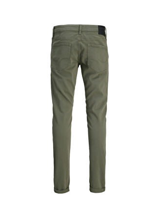 Jack & Jones Normal Bel Dar Yeşil Erkek Chino Pantolon JPSTGLENN ETHAN ICON PANT