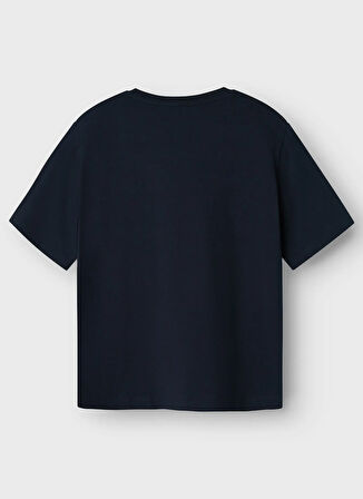 Name İt Baskılı Lacivert Erkek Çocuk T-Shirt 13240871