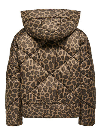 ONLASTI LIFE SHORT PUFFER JACKET CC OTW Kadın Kahverengi Mont - 15349525