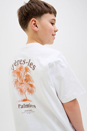 Jack&Jones Jorparos Easter Sketch Tee Erkek Çocuk T-shirt 12274930