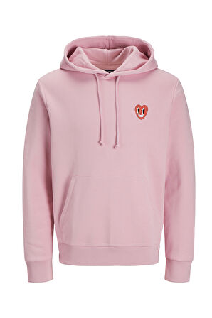 Jack & Jones 12275331 Erkek  Pembe Sweatshirt