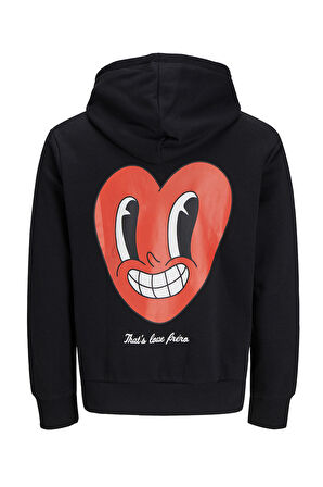Jack & Jones 12275331 Erkek  Siyah Sweatshirt