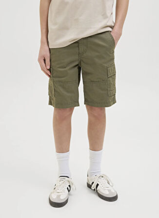 Jack & Jones Normal Bel Normal Haki Erkek Çocuk Şort 12274580