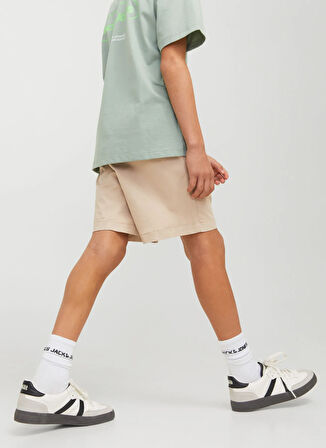 Jack & Jones Lastikli Bel Normal Krem Erkek Çocuk Şort 12275013