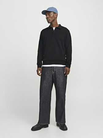 Jack Jones Bradley Polo Yaka Relax Fit  Erkek Sweat 12278586