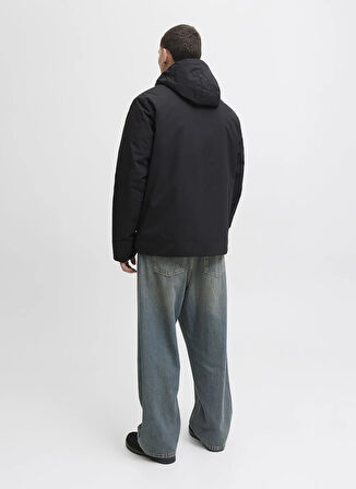 Jack & Jones Siyah Erkek Mont 12278781_JJEKEEN JACKET AW25 SN