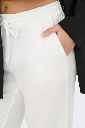 JDY Kadın Geniş Paça Pantolon JDYTHEIS LIFE Wide Pant Günlük Rahat Pantolon 