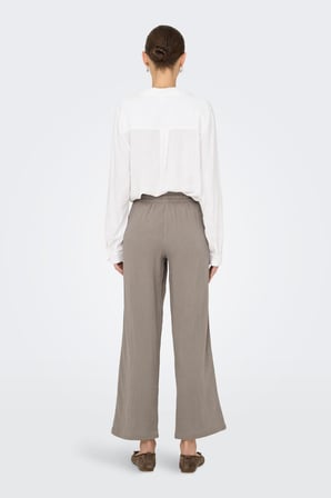 JDY Kadın Geniş Paça Pantolon JDYTHEIS LIFE Wide Pant Günlük Rahat Pantolon 