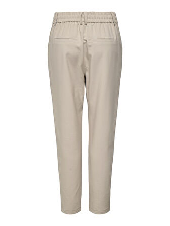 Only Kadın Onljaz Suni Deri Krem Pantolon 15350433KR