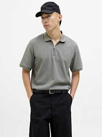 JJEAUSTIN ZIP POLO SS NOOS 