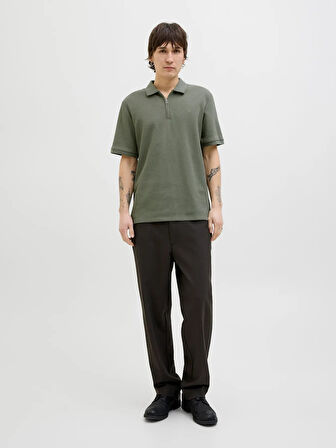 Jack&Jones Jjeaustin Zip Erkek Polo T-shirt 12279177