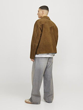 Jack Jones Suede Hakiki suet Erkek Ceket 12278575