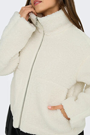 Only Kadın Onlaspen Kaz Tüyü Dolgulu Tedy Mont 15349400 Ekru