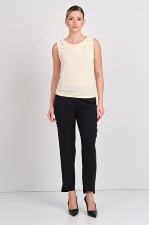 Only Kadın Onlfree Kolsuz Bisiklet Yaka T-Shirt 15351020 Sarı