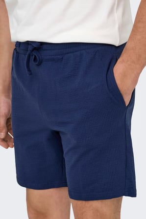 Only & Sons Onskıan Pamuklu Regular Fit Normal Bel Short Erkek SHORT 22029752 LACİVERT