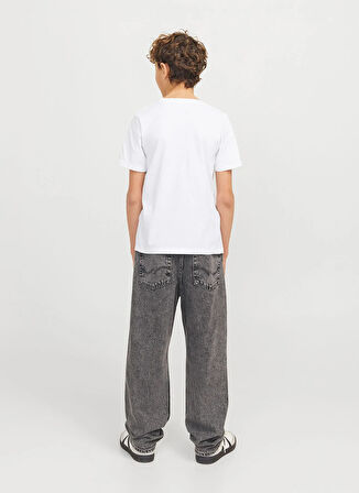 Jack & Jones Normal Bel Gri Erkek Çocuk Denim Pantolon 12279858