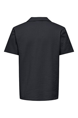 Only & Sons Erkek Onskıan Kendinden Desenli Polo Yaka T-Shirt 22032818 Lacivert