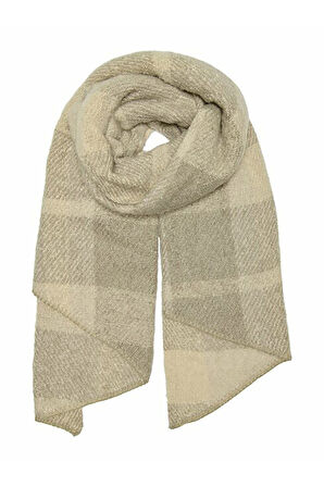 Only Kadın Onllıma Desenli Yumuşak Dokulu Atkı 15297979 Bej