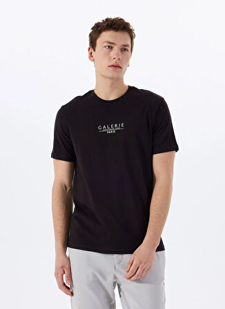 Only & Sons O Yaka Baskılı Siyah Erkek T-Shirt ONSVISTA REG SS TEE