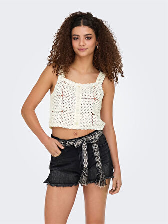 ONLAMARI S/L TOP JRS Kadın Beyaz Bluz - 15346695