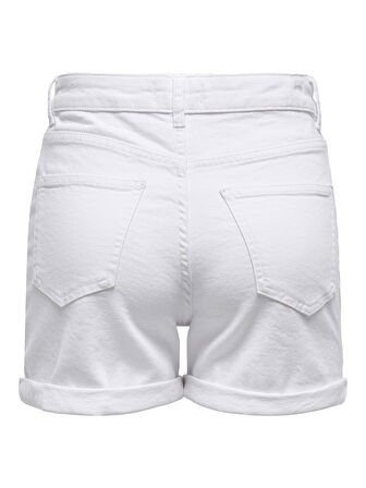 ONLJOSEPHINE STRETCH SHORTS DNM AZG NOOS Kadın Beyaz Şort - 15321381